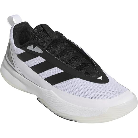 NWT adidas Unisex Front Court Sneaker White/Black/White 12 US Men's/13 Women's